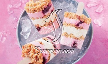 طريقة عمل ايس كريم تشيز كيك باسكن روبنز