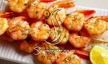 طريقه عمل الجمبري المشوي بالخلطه