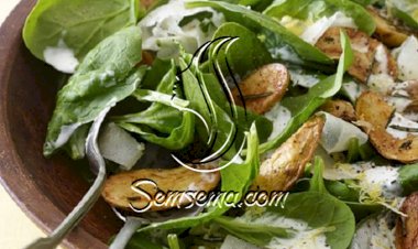 طريقة عمل سلطة السبانخ بالليمون