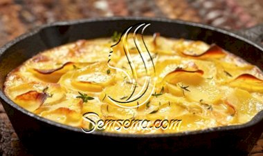 طريقة عمل صينية البطاطس بالكريمة والجبن