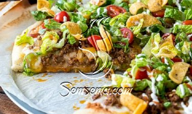 طريقة عمل بيتزا التاكو المكسيكية