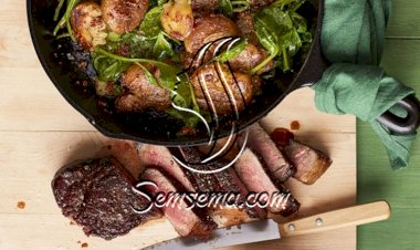 طريقة عمل ستيك اللحم مع البطاطس