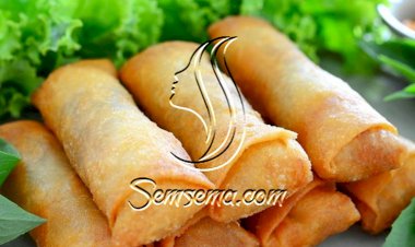 طريقة عمل سبرنج رول بالدجاج والخضار