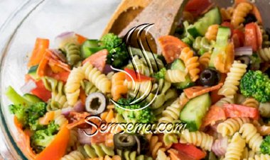 طريقة عمل سلطة المكرونة بالخضار