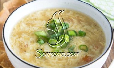 طريقة عمل شوربة البيض الصينية