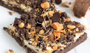 طريقة عمل تشيز كيك بزبدة الفول السوداني بالشوكولاتة