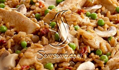 طريقة عمل الارز بالفطر والدجاج