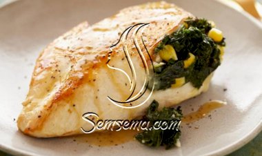 طريقة عمل صدور الدجاج المحشية بالخضار في الفرن