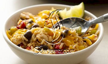 طريقة عمل ارز بالدجاج و الفاصوليا