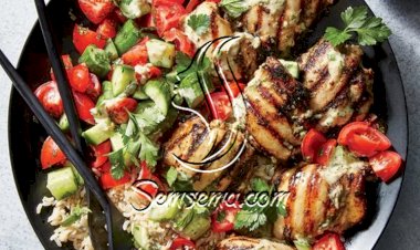 طريقة عمل الدجاج بصوص الطحينة