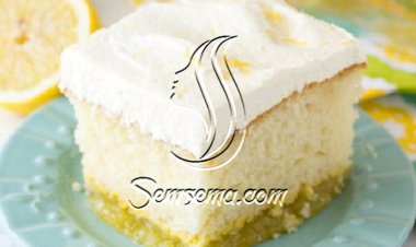 طريقة عمل كيكة الليمون بصوص الليمون