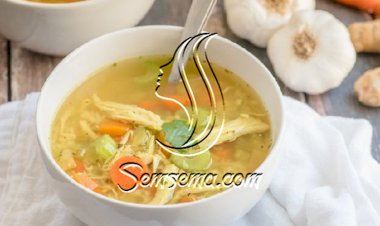 طريقة عمل شوربة الدجاج التايلندية