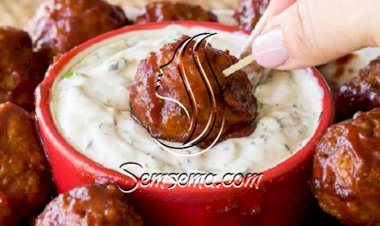 طريقة عمل كرات اللحم المفروم بالفلفل الحار والصلصة