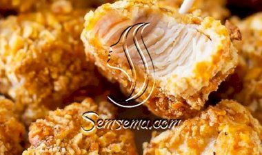 طريقة عمل دجاج مقرمش بالفرن بفتات البسكويت