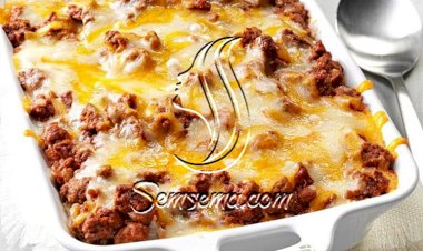 طريقة عمل مكرونه باللحم المفروم والجبن