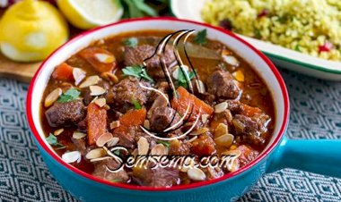 طريقة عمل شوربة اللحم الضاني