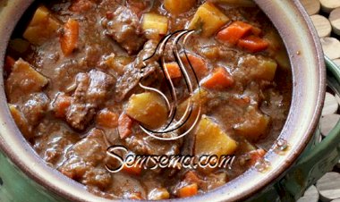 طريقة عمل طاجن اللحمة بالخضار بالصور