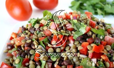 طريقة عمل سلطة العدس الاخضر