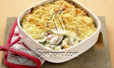 طريقة عمل صينية البطاطس بالسمك الفيليه