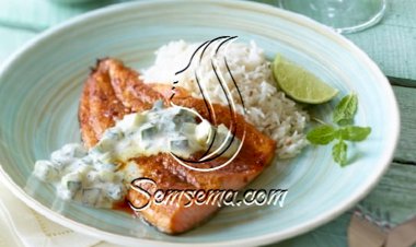 طريقة عمل تتبيلة سمك بالزبادي