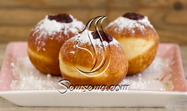 طريقة عمل كرات الدونات المحشية بالمربى