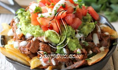 طريقة عمل البطاطس المقلية باللحمة المفرومة