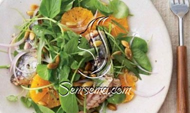 طريقة عمل سلطة السردين المعلب