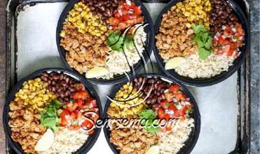 طريقة عمل بوريتو دجاج بالارز