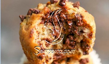 طريقة عمل مافن الموز بالشوكولاته