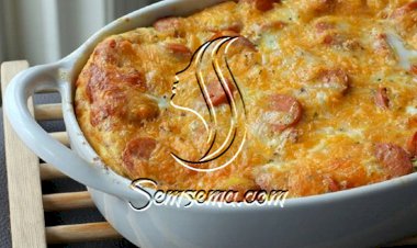 طريقة عمل البيض بالسجق التركي