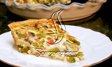 طريقة عمل عجة الخضروات والبيض في الفرن