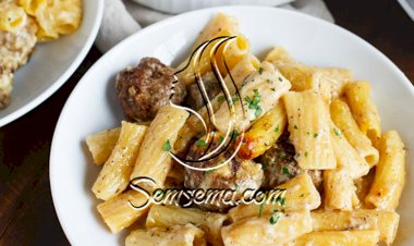 طريقة عمل مكرونة بكرات اللحم الايطالية