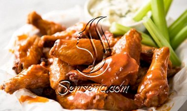 طريقة عمل اجنحة الدجاج الحارة بالفرن