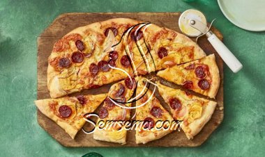 طريقة عمل بيتزا بالبطاطا الحلوة