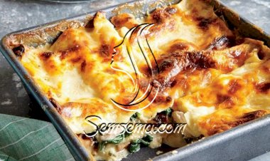 طريقة عمل لازانيا بالسبانخ والفطر