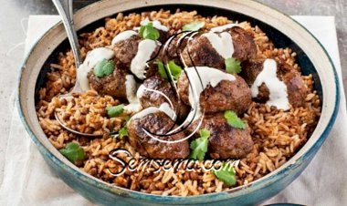 طريقة عمل كفتة اللحمة المفرومة بالارز