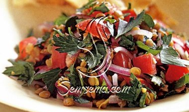 طريقة عمل سلطة العدس بجبة