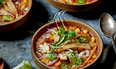 طريقة عمل شوربة التورتيلا بالخضار