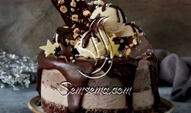 طريقة عمل كيكة الايس كريم بالشوكولاته