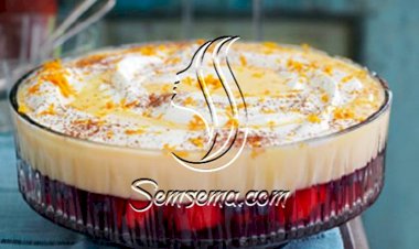 طريقة عمل ترايفل الجيلي والكاسترد