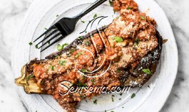 طريقة عمل الباذنجان المشوى باللحمة المفرومة