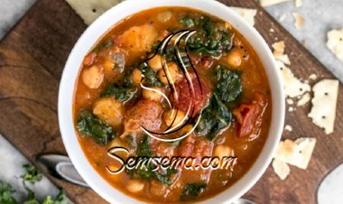 طريقة عمل شوربة الحمص بالخضار