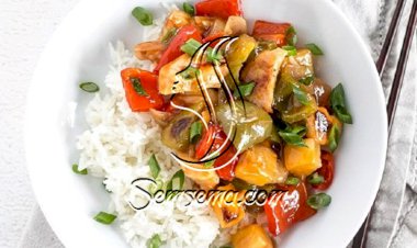 طريقة عمل دجاج صيني حامض حلو بالاناناس