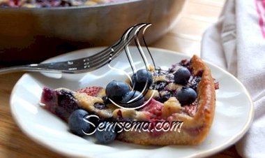 طريقة عمل فطيرة التوت الازرق