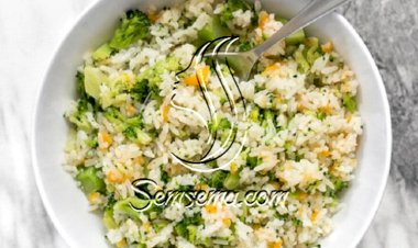طريقة طبخ البروكلي مع الرز