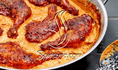 طريقة عمل صينية الدجاج بالكريمة و البابريكا