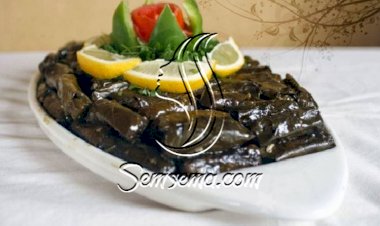 طريقة عمل ورق العنب بدبس الرمان