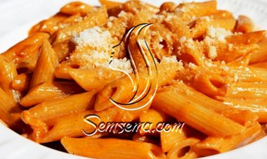 طريقة عمل مكرونه بالبينك صوص