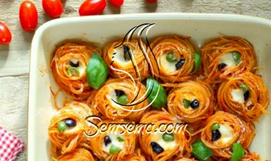 طريقة عمل مكرونة عش البلبل