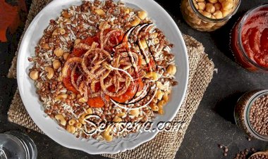 طريقة عمل الكشرى المصرى زى المحلات